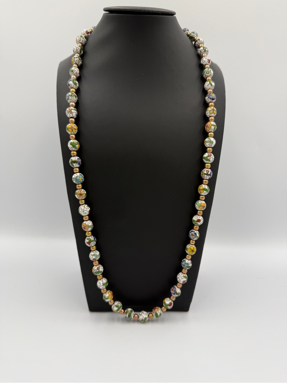 Multicolor floral Bead Necklace